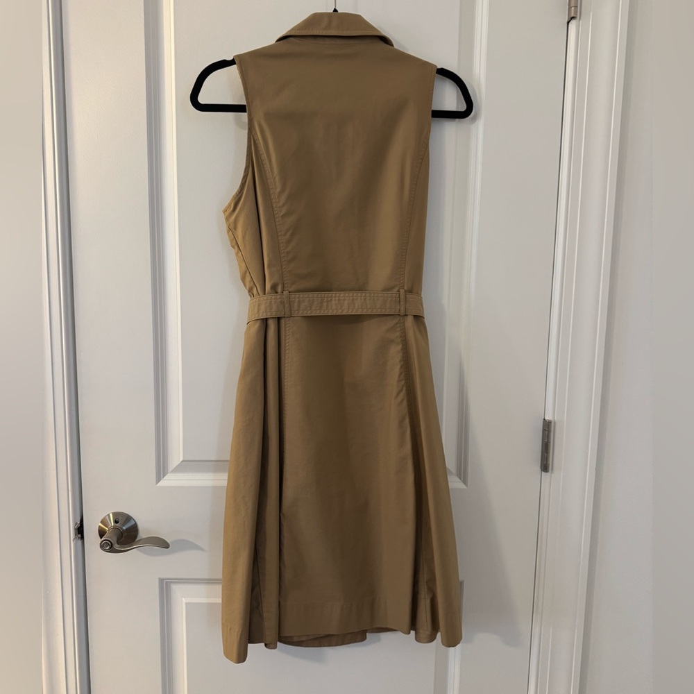 a new day Sleeveless Double-Breasted Trench Dress in Tan - Picture 3 of 3